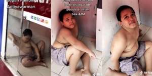 Fakta Mengharukan Bocah Telanjang Dada Ngadem di Bilik ATM di Surabaya