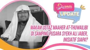 Makam Ustaz Maaher di Samping Pusara Syekh Ali Jaber