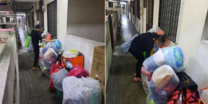 Kisah Pilu Bibi Kepong Diusir dari Kontrakan, Kini Tidur di Emperan