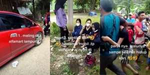 Viral 3 Gadis Cantik Naik Mobil Bagus Kepergok Nyolong Skincare di Minimarket