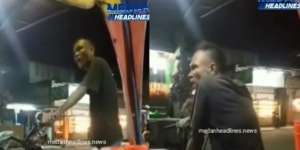 Viral Video Preman Palak Tukang Sate, Warganet Geram