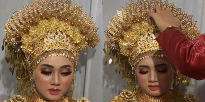 Viral Pengantin Wanita Bermahkota 4 Kg Muntah dan Nyaris Pingsan di Pelaminan