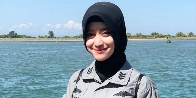 Potret Serka Welny Septiana, Prajurit TNI AL Berwajah Glowing Bak Artis