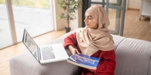 Santri di Kampus Tahfidz Antusias Ikuti UTS Daring