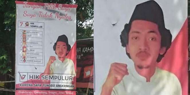 Paling Beda! Penjual Ini Promosi Angkringan Pakai Cara Nyeleneh