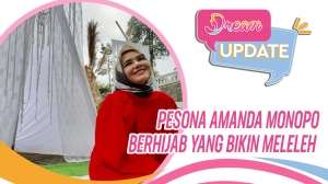 Pesona Amanda Monopo Berhijab yang Bikin Meleleh