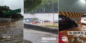 Ini Daftar Ruas Jalan Tol Jabodetabek yang Terendam Banjir