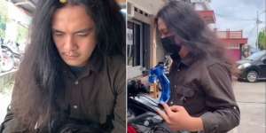 Kekasih 3,5 Tahun Akhirnya Cukur Rambut Gondrong, Si Cewek Kaget Lihat Aslinya