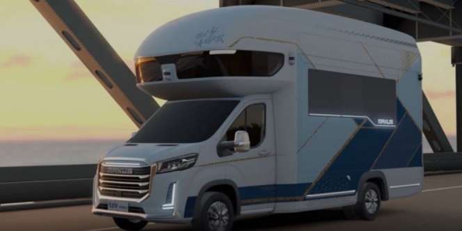 Keren Banget, Mobil Van Ini Punya Lift dan Bisa Jadi Vila Dua Tingkat