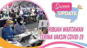 Ribuan Wartawan Terima Vaksin Covid-19