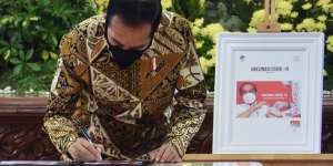 Prangko Edisi Khusus Program Vaksinasi Covid-19 Dirilis, Ini Penampakannya