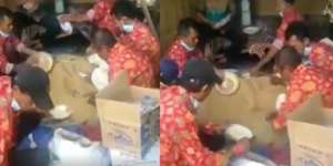 'Cuci Kering' Piring Hajatan Pakai Serbuk Gergaji, Netizen: `Piringnya Tayamum`