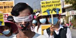 18 Demonstran di Myanmar Tewas, Dunia Mengecam dan Keluarkan Sanksi 
