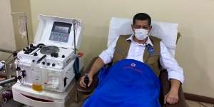 Ketua Satgas Covid-19 Doni Monardo Donor Plasma Konvalesen