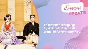 Penampilan Manglingi Syahrini ala Geisha Jadi Sorotan