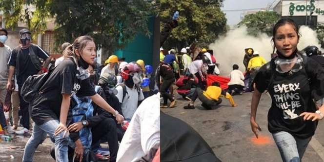 Sosok 'Angel' Ma Kyal Sin, Mahasiswi yang Tewas Saat Demo Kudeta Myanmar