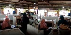 Terharu, Temani Ibu Jualan Ayam Sambil Belajar Online