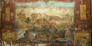 Lukisan Dinding Tertua Pompeii Direstorasi, Mendekati Baru