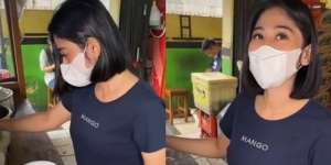Viral Penjual Mie Ayam Cantik, Sampai Dikira Intel Menyamar