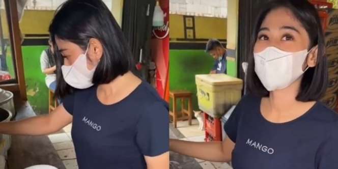 Viral Penjual Mie Ayam Cantik, Sampai Dikira Intel Menyamar