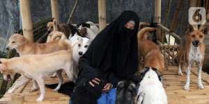 Kisah Wanita Bercadar Rawat Anjing Liar dan Digerebek Ormas
