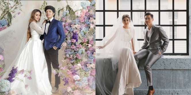 Potret Prewed 7 Seleb, Pesona dalam Balutan Jas dan Gaun