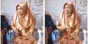 Kocak, Ibu Ini Tak Bisa Tahan Tawa Saat Sungkeman, Bulu Mata Jadi Sorotan