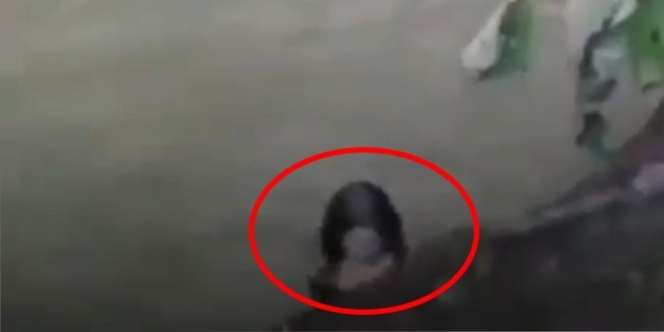 Penampakan Wanita Berambut Panjang Saat Pencarian Korban Hilang, Ini Faktanya