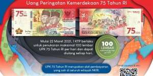 Hore! 1 KTP Kini Boleh Tukar Uang Khusus Rp75 Ribu Sampai 100 Lembar
