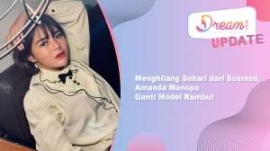 Hilang Sehari dari Sosmed, Amanda Monopo Ganti Model Rambut