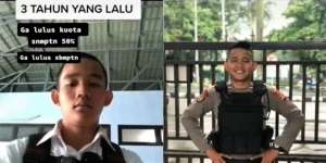 Gagal Masuk TNI dan Kerja di Pabrik, Kini Jadi Polisi Hebat
