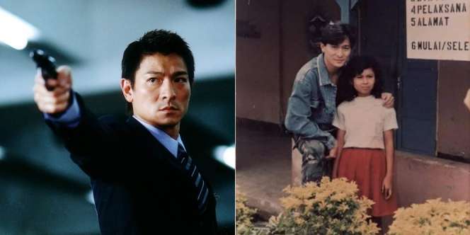 Potret Andy Lau Bareng Ninuk, Anak Angkatnya dari Salatiga