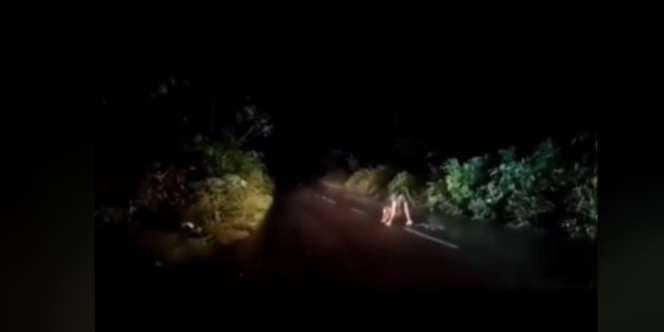 Merinding! Pulang Kerja, Pria Ini Dicegat Sosok Menyeramkan