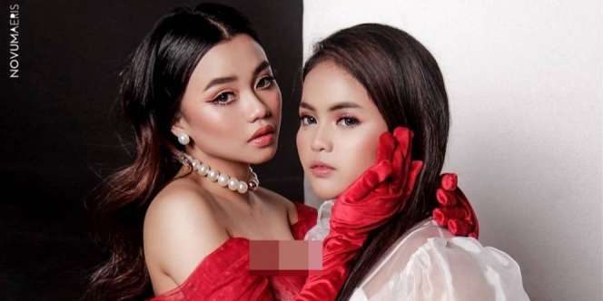 Momen Kompak Putri DA dan Aulia DA Saat Pemotretan Tema Bawang Merah dan Putih