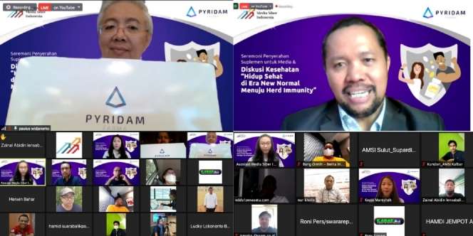 Pyridam Farma Sumbang 2.725 Suplemen untuk Jurnalis Lewat AMSI