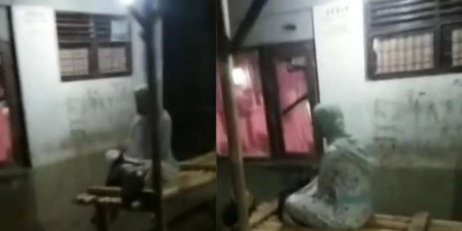 Viral Sapa Tetangga Duduk Bersila Depan Rumah, Baru Sadar Meninggal 7 Hari Lalu