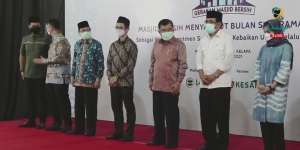 Jusuf Kalla & Sofyan Djalil Resmi Buka Gerakan Masjid Bersih 2021 Bersama Sahaja