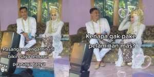 Viral Pengantin Cilacap Nikah Tanpa Pelaminan dan Dekorasi, Alasannya Bikin Haru