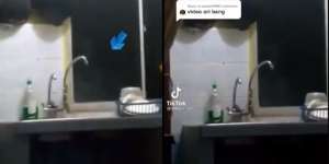 Bikin Merinding! Penampakan Pocong Jam 3 Pagi di Dapur