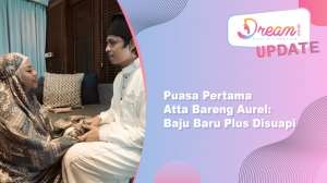 Puasa Pertama Atta Bareng Aurel: Baju Baru Plus Disuapi  