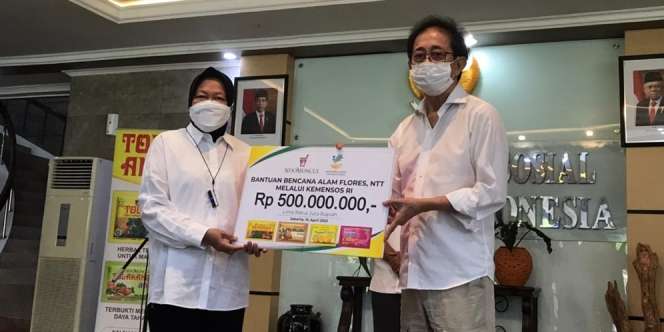 Lewat Kemensos, Sido Muncul Donasi Rp500 Juta untuk Korban Banjir Bandang di NTT