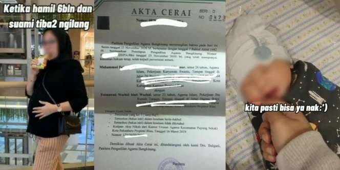 Kisah Pilu Mamah Muda Ditinggal Suami Saat Sedang Hamil 6 Bulan