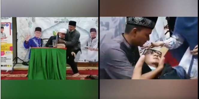 Detik-detik Ustaz Zacky Mirza Pingsan Saat Ceramah