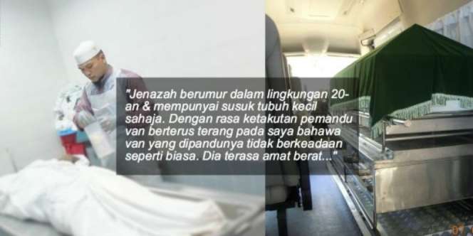 Jenazah Bertubuh Kecil Terasa Sangat Berat Saat Dibawa, Astaga Ternyata...