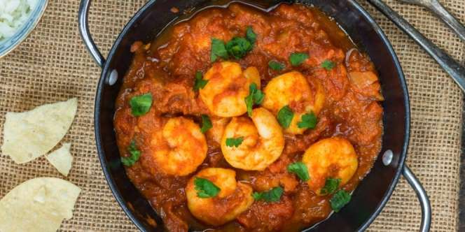Resep Udang Pedas Bumbu Yogurt ala India