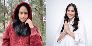 Potret Pevita Pearce dan Maudy Ayunda Tampil Polos