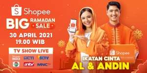 Penggemar Ikatan Cinta Merapat! Al dan Andin Siap Buat Baper dalam Shopee Big 