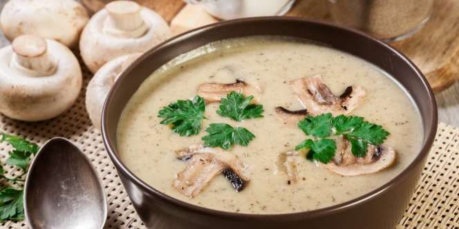 Resep Sup Krim Jamur, Hidangan Hangat untuk Buka Puasa