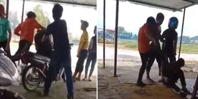 Cemburu Ceweknya Dibonceng, Pacar Ajak Teman-Teman Hajar Remaja Tanpa Ampun