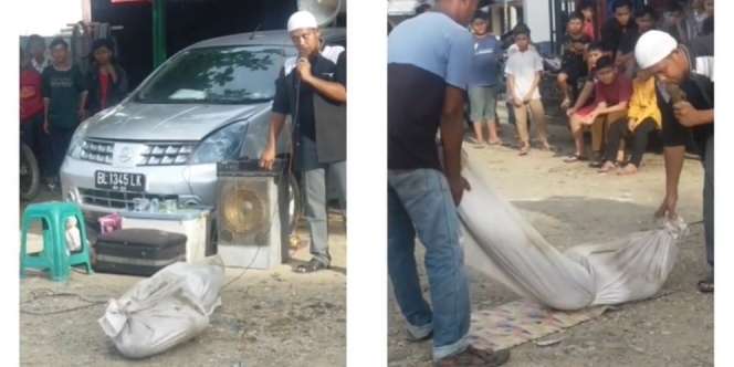 Atraksi Nyeleneh Tukang Penjual Obat, Aksinya Malah Bikin Merinding